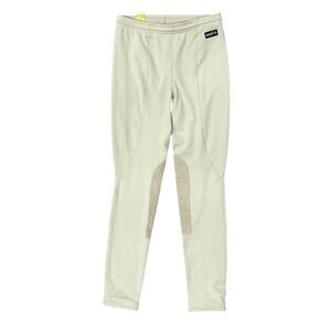 Kerrits Kids XL Flow Rise Performance Equestrian Riding Breeches Tan Sand USA